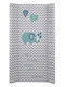 Bebe Stars Hard Changing Pad Elephant din plastic Gri 50x80cm