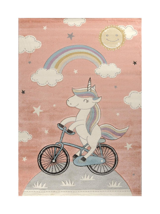 Tzikas Carpets 40115-055 Kids Rug Unicorn Roz 133x190cm Thickness 13mm