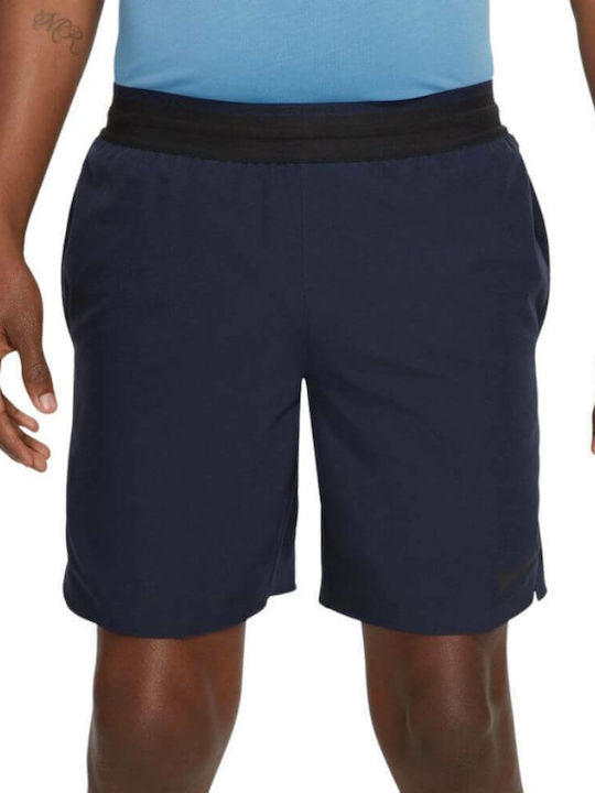 Nike Pro Flex Αθλητική Ανδρική Βερμούδα Dri-Fit Navy Μπλε