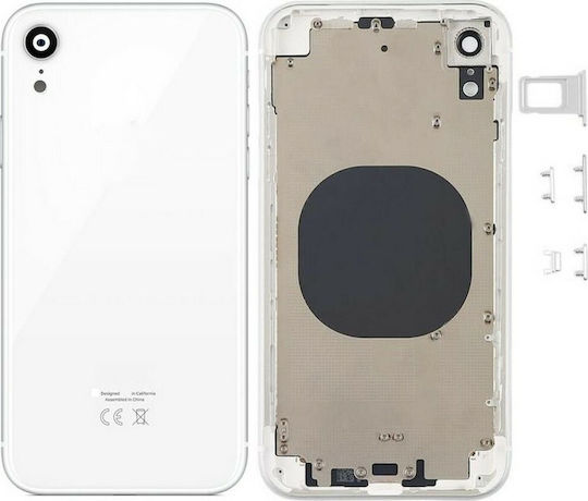 Междураменна рамка Бял за iPhone XR