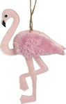 Christening Favor with Decorative Item Flamingo made of Fabric