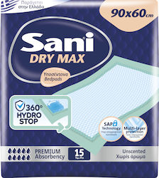 Sani Sensitive Maxi Plus Υποσέντονα Ακράτειας 60x90cm 15τμχ