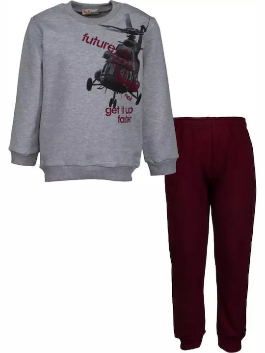 Nek Kids Wear Kinder Sweatpants Set - Jogginganzug Gray 2Stück