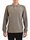 Polo Long Sleeve Blouse Gray