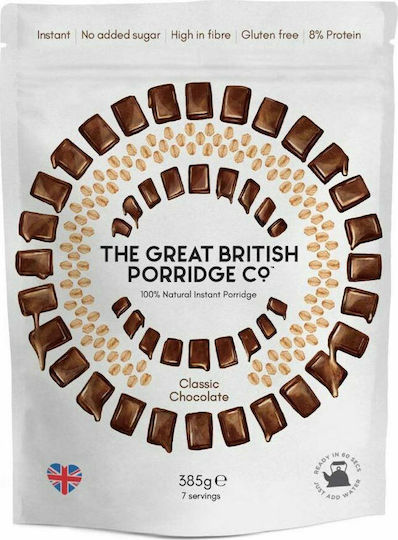 The Great British Porridge Co Porridge Βρώμης Classic Chocolate 385gr