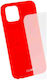 Egoboo Rubber Back Cover Silicon Coral (iPhone 12 / 12 Pro)