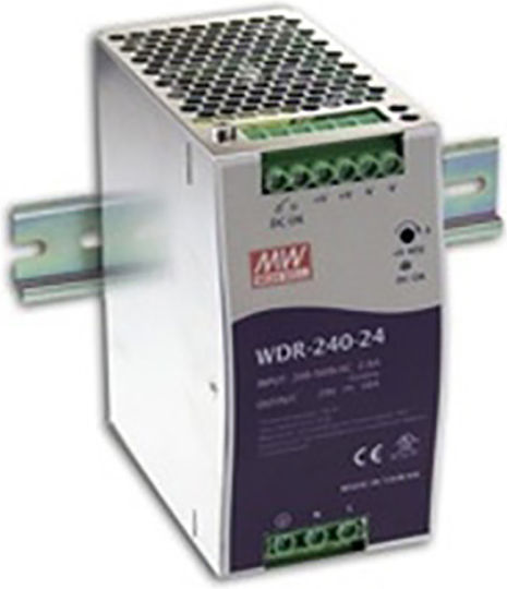 Mean Well WDR240-24 DIN Rail Power Supply 10A/24V/240W