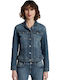 Scurtă Jachetă de femei din denim Piatră întunecată folosită