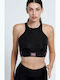 Women's Sports Bra without Padding Black