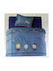 Das Home Set Kids Duvet Cover Single with Pillowcase 8 Blue 170x240cm