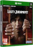 Lost Judgment Xbox One/Series X Game