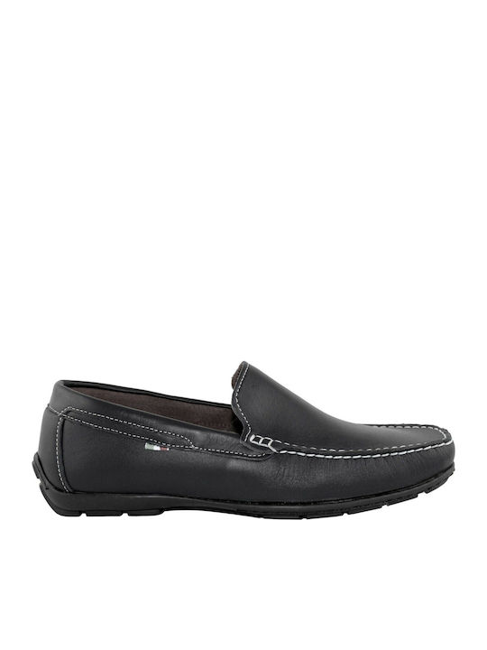 Antonio Shoes Δερμάτινα Ανδρικά Loafers Μαύρο/Λ...