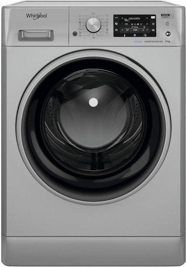 Whirlpool Waschmaschine 9kg mit Dampftechnologie 1400 Umdrehungen FreshCare+ Silber FFD 9458 SBSV EU