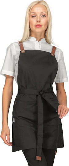 Isacco Ποδιά Barista / Barkeeper Ganzkörper Schwarz