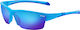 R2 Cycling Glasses Hero with Blue Frame & Multi...