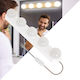 GloboStar USB Vanity Mirror LED Light Warm to Cool White 8W L34xH3.7cm 79048