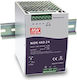 Mean Well Τροφοδοτικό Ράγας WDR480-24 με Έξοδο 24V και Ισχύ 480W 20A
