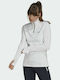 Adidas Terrex Everyhike Women's Athletic Fleece Blouse Long Sleeve with Zipper White