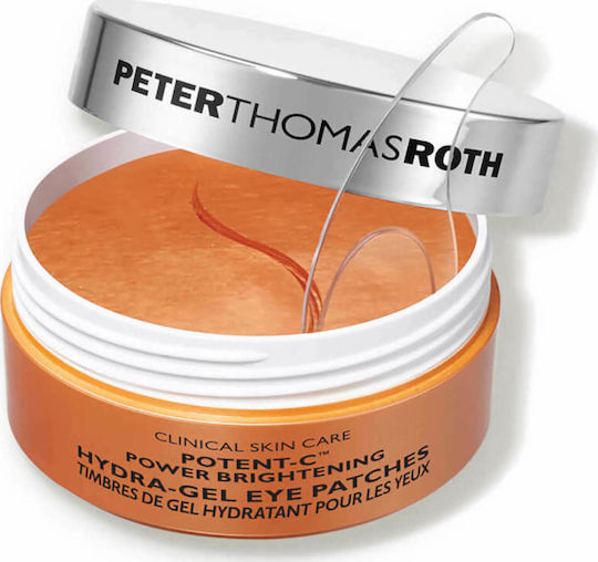 Peter Thomas Roth Potent-C Power Brightening Hydra-gel Patches Mască de Ochi pentru Revitalizare / Detoxifiere / Strălucire 60buc 172gr