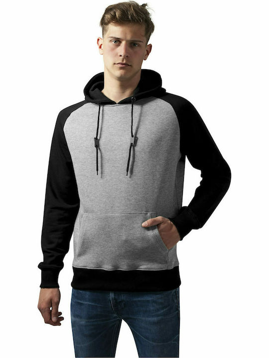 Urban Classics Hoodie Grau / Schwarz