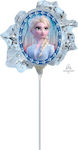 Ballon Folie Gefroren Blau 36cm