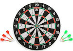 Meteor Dart Board 17 Set with Target & Darts