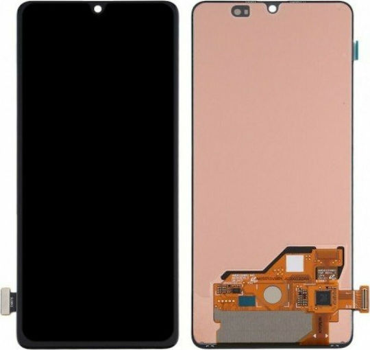 Екран OLED със Сензорен Механизъм за Galaxy A41 (Черен)