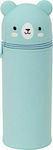 Safta Bear Pencil Case Barrel with 1 Compartment Turquoise