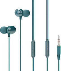 Yison X5 In-ear Handsfree με Βύσμα 3.5mm Μπλε