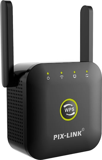 Pix-Link LV-WR22 WiFi Extender Single Band (2.4GHz) 300Mbps Black