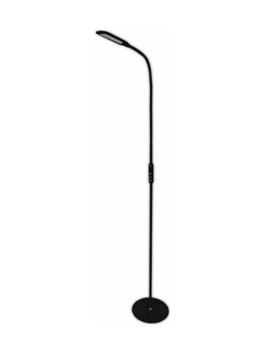 Avide ABLFL-9W-REMO-B LED Stehlampe H180xB22cm. mit Einstellbarem Weißem Licht Schwarz
