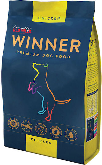 Connoly's Red Mills Winner Chicken 3kg Dry Food Gluten-Free for Adult Dogs with Chicken