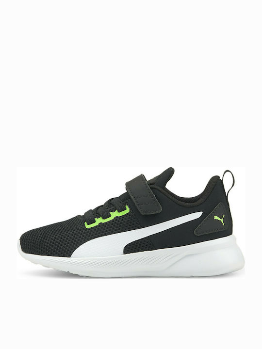 Flyer Runner V Ps Kids Sports Shoes Running with Hoop & Loop Closure Black