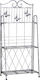 Outsunny Folding Planter Levels Pot Stand Metal Gray 44cmx25cmx96cmcm.