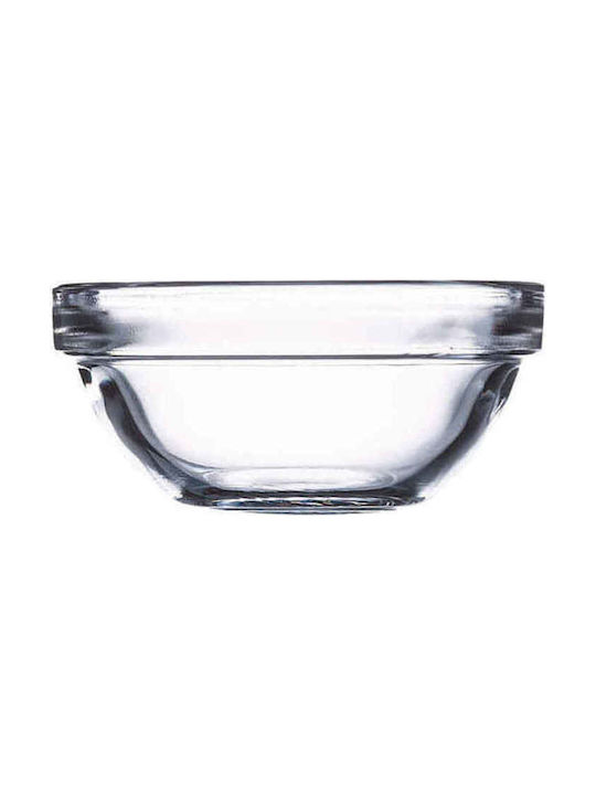 Luminarc Apilable Glass Serving Bowl Transparent with Diameter 8εκ. 6pcs