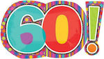 Μπαλόνι Foil Birthday Dots Stripes Νούμερο 60