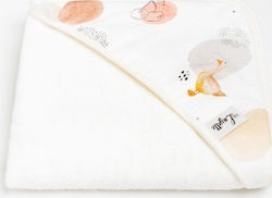 Layette Βρεφική Κάπα-Μπουρνούζι με Κουκούλα 85x85εκ.