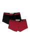 U High Enough Men's Boxers Black / Chili Pepper 2Pack