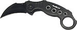 Alpin Outdoor Carabit Pocket Knife Black