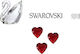Swarovski Στρας για Νύχια σε Κόκκινο Χρώμα 3τμχ