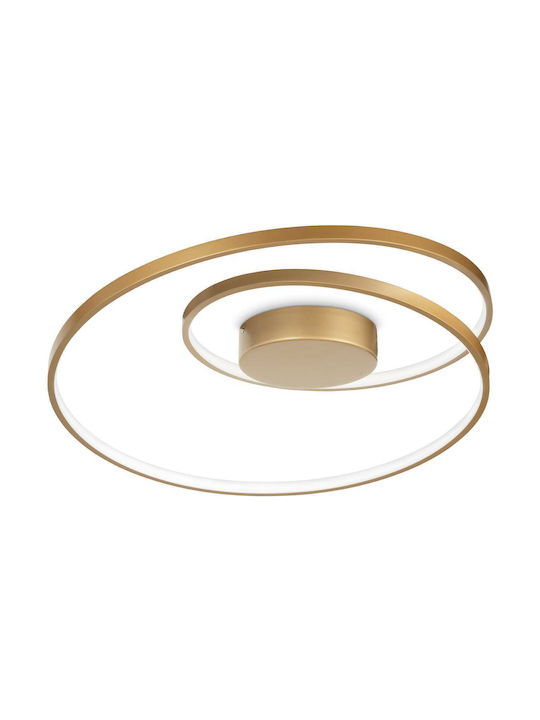 Ideal Lux Φωτιστικό Modern Metall Deckenleuchte mit integriertem LED in Gold Farbe 60Stück