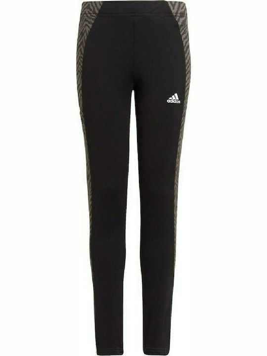 Adidas Kinder Leggings Lang Schwarz Sea