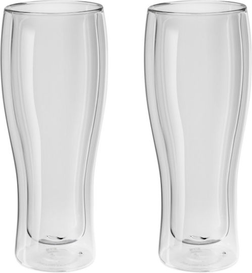 Zwilling J.A. Henckels Set of Glasses Beer, μπίρας made of Plastic 414ml 2pcs