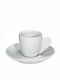 GTSA Tasse Espresso aus Porzellan Weiß