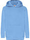 Kids Sweatshirt with Hood and Pockets Light Blue Kids Classic Hooded Sweat
