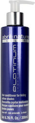 Abril Et Nature Color Platinum Hair Conditioning For Hiding Yellow Shades Conditioner Color Maintenance for Coloured Hair 200ml