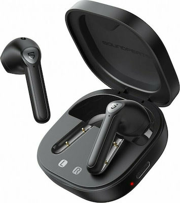 SoundPEATS TrueAir2 Earbud Bluetooth Handsfree Ακουστικά με Αντοχή στον Ιδρώτα και Θήκη Φόρτισης Μαύρα