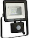 Horoz Electric Proiector LED Etanș 10W Alb Rece 6400K cu Senzor de Mișcare IP65
