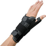 Vita Orthopaedics 03-2-026 Standard Thumb Wrist Splint with Thumb Left Side Black