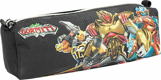 Gim Round Gormiti Lords Pencil Case Barrel Black